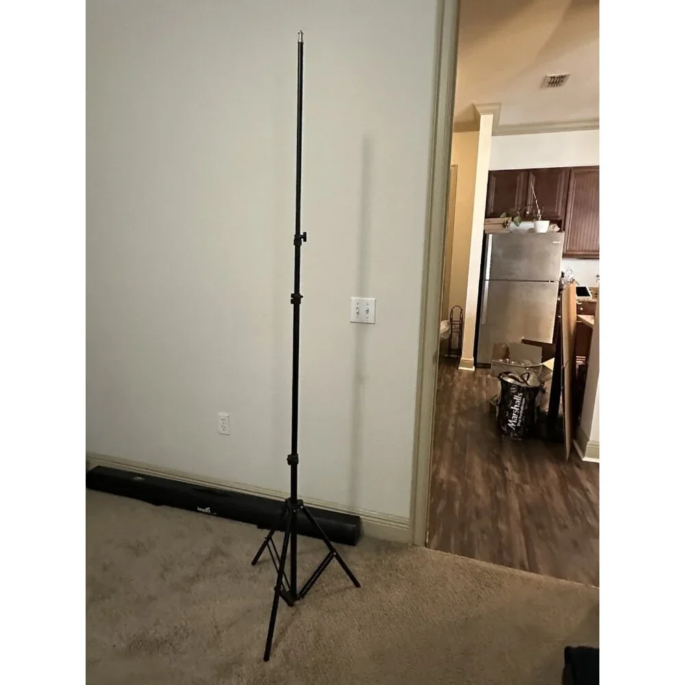 Impact Black Light Stand 8' LS-8AI Air-Cushioned Light Stand 8-Load Capacity:8pd